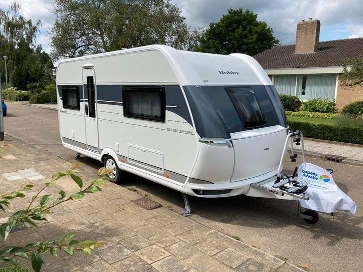 Hobby 460 UFE 2021, Caravans en Kamperen, Caravans, Particulier, tot en met 4, 1000 - 1250 kg, Rondzit, Hobby, Frans bed, 5 tot 6 meter