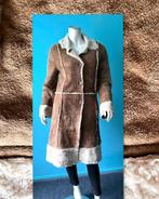 Vintage lammy Afghaanse jas maat S, Kleding | Dames, Jassen | Winter, Maat 38/40 (M), Bruin, Verzenden, Vintage