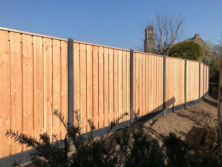 Douglas schutting incl. plaatsing vanaf €140,- per m1, Tuin en Terras, Schuttingen, Nieuw, Hout, 1 tot 2 meter, 6 meter of meer