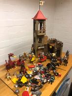 Ridders en kasteeltoren met draak playmobil, Ophalen of Verzenden, Zo goed als nieuw