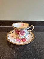 Antiek Ohashi China Kop en Schotel - Roos Design, Ophalen