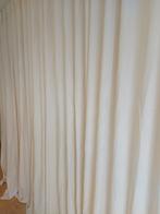 BATIST VITRAGE Wave Linnen geweven donkere  creme  kleur, Huis en Inrichting, Stoffering | Gordijnen en Lamellen, 200 cm of meer