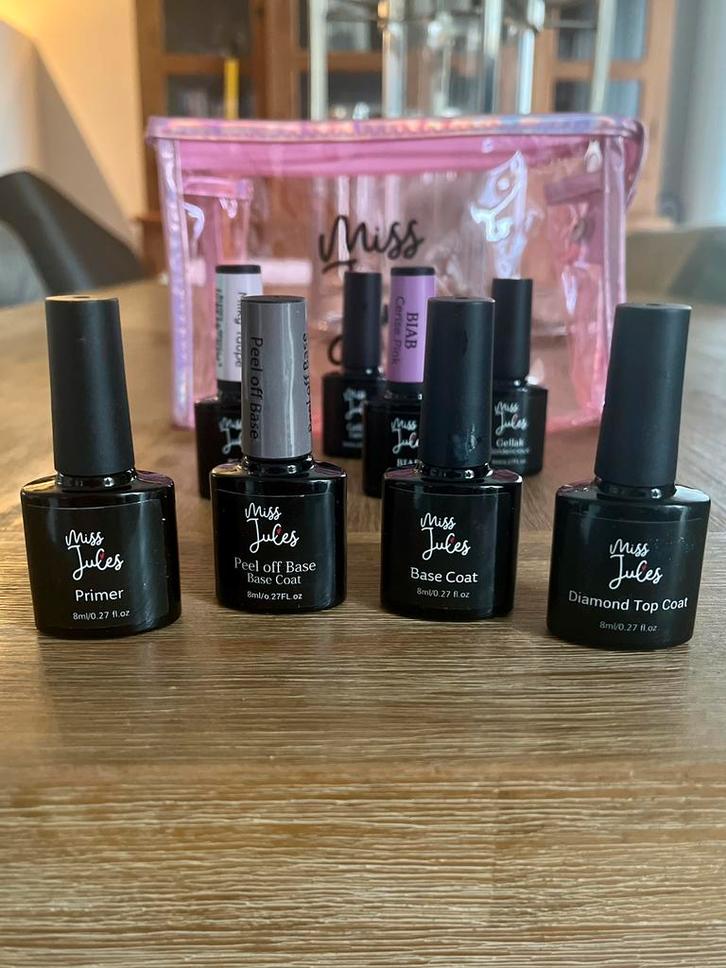 DIY met biab & gel nagelak incl toebehoren en UV lamp, Sieraden, Tassen en Uiterlijk, Uiterlijk | Cosmetica en Make-up, Gebruikt