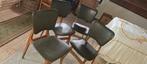 Retro stoelen, 4 stuk, Huis en Inrichting, Stoelen, Ophalen of Verzenden, Gebruikt