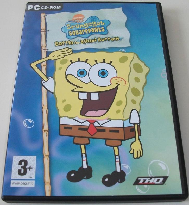 PC Game *** SPONGEBOB SQUAREPANTS *** Battle Bikini Bottom, Spelcomputers en Games, Games | Pc, Zo goed als nieuw, Platform, 1 speler