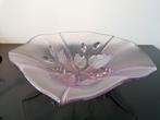 Duitsland Mikasa Walther Crystal Floral Schaal Glas Vintage, Ophalen of Verzenden