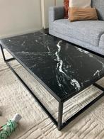 Marmerlook salontafel zwart 120/60, Huis en Inrichting, Tafels | Salontafels, 100 tot 150 cm, Zo goed als nieuw, Minder dan 50 cm