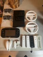 Wii U Zwart XXL bundel, Spelcomputers en Games, Spelcomputers | Nintendo Wii U, Ophalen of Verzenden, Gebruikt, Met 3 controllers of meer