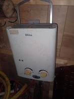 Qlima boiler op propaan met douchekop, Minder dan 20 liter, Ophalen of Verzenden, Boiler, Minder dan 3 jaar oud