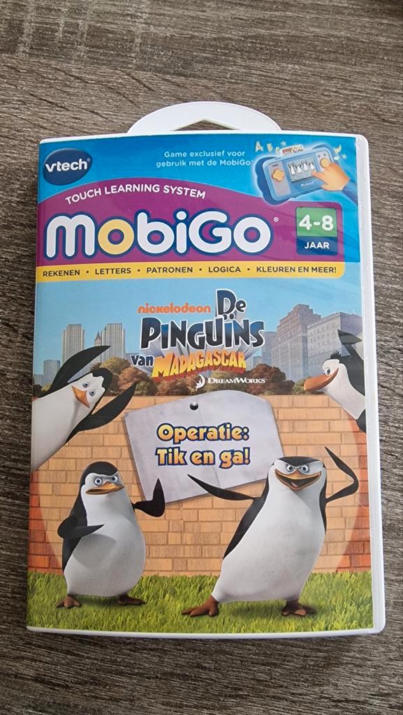 Mobigo Pinguins van Madagascar - Operatie Tik!, Spelcomputers en Games, Games | Overige, Gebruikt, Puzzel en Educatief, 1 speler