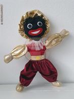 Authentieke vintage etalage zwarte Piet pop - 40cm, goud, Diversen, Sinterklaas, Verzenden, Zo goed als nieuw