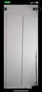 Witte kledingkast met deuren en planken, Huis en Inrichting, Kasten | Kledingkasten, Ophalen, Kunststof, 100 tot 150 cm, 200 cm of meer