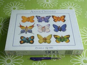 Nieuw in seal: Anne Geddes puzzel - 9 babyvlinders - 900 st