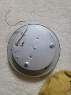 Plafondlamp - Lichtgrijs met Melkwit Glas, Ophalen of Verzenden, Gebruikt, Glas, Modern