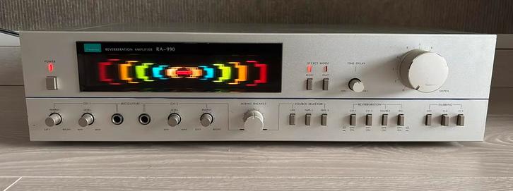 Sansui RA-990 Vintage Reverberation Amplifier + handleiding, Audio, Tv en Foto, Tuners, Gebruikt, Analoog, Ophalen of Verzenden
