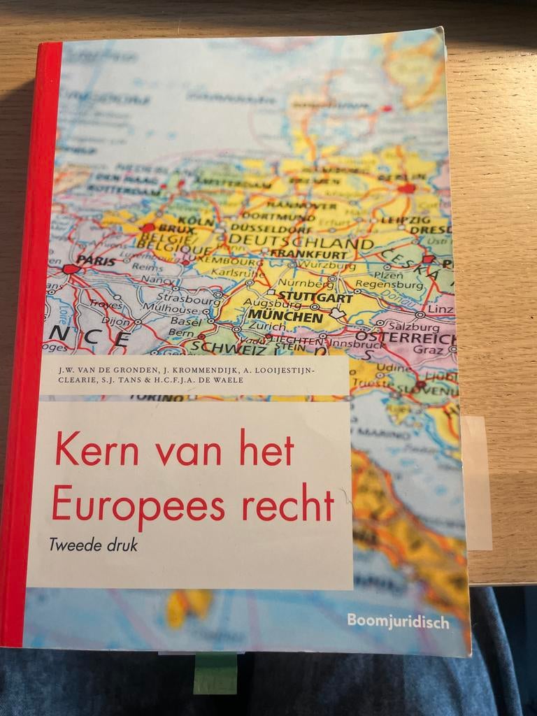 Kern van het Europees recht - Tweede druk, Boeken, Studieboeken en Cursussen, Ophalen of Verzenden, Alpha, Zo goed als nieuw, HBO