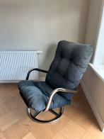 Vintage Ikea blue swifel arm chair, Ophalen, Zo goed als nieuw, 75 tot 100 cm