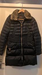 Peuterey Winterjas dames bontje maat S met muts, Kleding | Dames, Jassen | Winter, Verzenden, Zo goed als nieuw, Maat 36 (S), Zwart