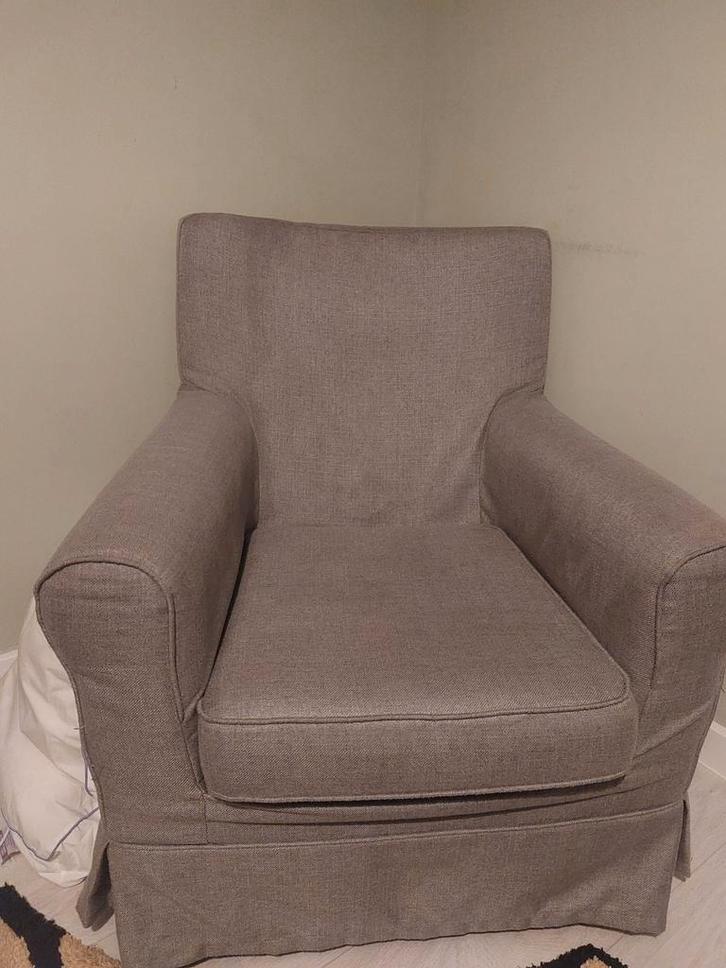 Comfortabele fauteuil, Huis en Inrichting, Fauteuils, Gebruikt, Stof, 75 tot 100 cm, 75 tot 100 cm, Ophalen