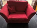 Rode Montel loveseat, Huis en Inrichting, Banken | Sofa's en Chaises Longues, Ophalen, Gebruikt, Tweepersoons, 75 tot 100 cm