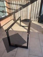 Tafel onderstel zwart metaal Industrieel, Huis en Inrichting, Tafelonderdelen, Ophalen, Tafelpoot, 200 cm of meer, 50 tot 100 cm