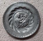 tin bord antiek, Ophalen of Verzenden