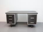 Vintage bureau Gispen grijs, Zo goed als nieuw, Ophalen