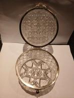Kristallen Koekjespot/Suikerpot, Antiek en Kunst, Antiek | Glas en Kristal, Ophalen of Verzenden