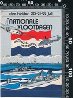 Sticker: Nationale Vlootdagen - Den Helder (1), Ophalen of Verzenden, Zo goed als nieuw, Bedrijf of Vereniging