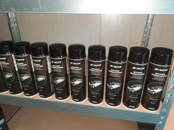 Motip bitumen undercoating 500 ml ( € 7.50 per bus), Auto diversen, Onderhoudsmiddelen, Ophalen