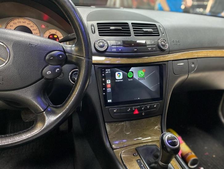 mercedes e klasse w211 autoradio navigatie carplay android, Auto diversen, Autoradio's, Nieuw, Ophalen of Verzenden