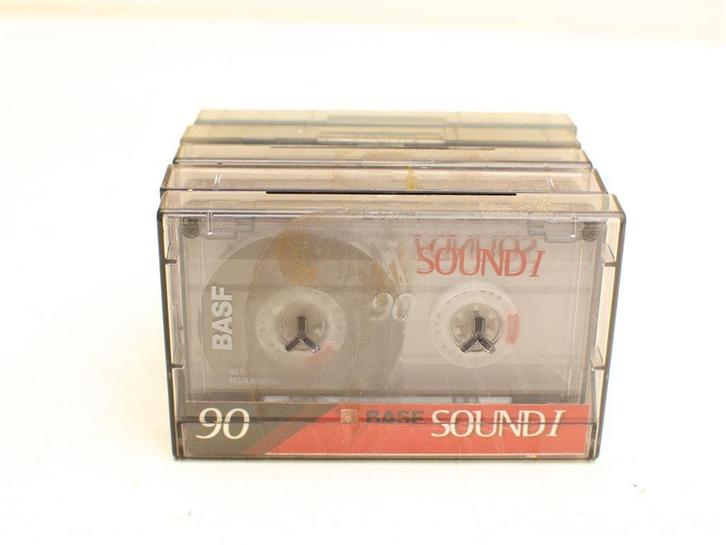 5 Basf cassettebandjes 31228, Cd's en Dvd's, Cassettebandjes, Gebruikt, Overige genres, 2 t/m 25 bandjes, Ophalen of Verzenden
