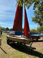 Zeilboot met trailer en motor, Watersport en Boten, Ophalen, Gebruikt, Overige typen, Minder dan 15 m²