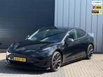 Tesla Model 3 PERFORMANCE BLACK EDITION AWD 75 kWh|ORG NL AU, Auto's, Automaat, 27 €/maand, 462 pk, Zwart