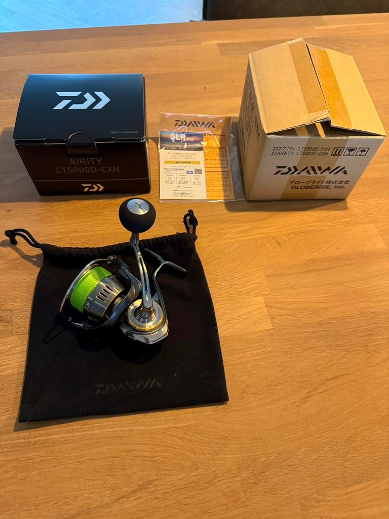 Daiwa 23 Airity LT5000D-CXH, Watersport en Boten, Hengelsport | Zeevissen, Zo goed als nieuw, Molen, Ophalen of Verzenden