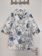 Wit jasje met blauwe bloemen dames L, Ophalen of Verzenden, Zo goed als nieuw, Maat 42/44 (L), Wit