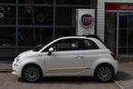 Fiat 500 C 80pk Turbo Lounge|16"|Nav|Lage km!, Stof, Gebruikt, Euro 6, Cabriolet