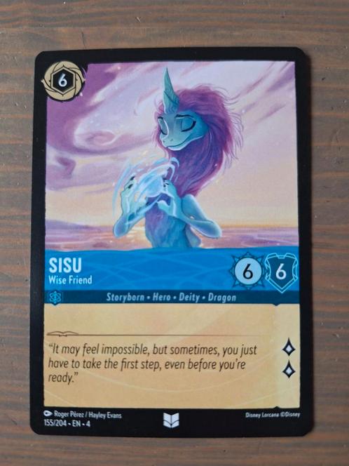 Disney Lorcana - Ursula's Return - Sisu - 155/204, Hobby en Vrije tijd, Verzamelkaartspellen | Overige, Zo goed als nieuw, Losse kaart