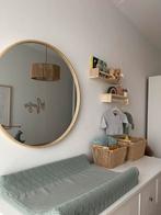 Ronde houten spiegel - 70cm diameter, Ophalen, Nieuw, Minder dan 50 cm, Minder dan 100 cm