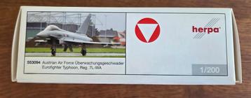   Herpa Eurofighter Typhoon Austrian Air Force 1:200 553094 beschikbaar voor biedingen