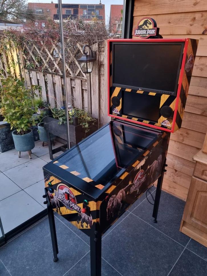 Te koop: 32 inch Jurassic Park Virtual Pinball Machine, Verzamelen, Automaten | Flipperkasten, Flipperkast, Ophalen