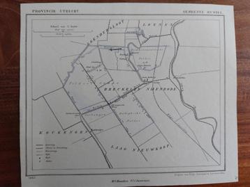 14 / Ruwiel Breukelen  Nijenrode Litho uit 1865 van J. Kuype beschikbaar voor biedingen