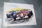 poster affiche F1 Marlboro McLaren Mercedes, Ophalen of Verzenden, Zo goed als nieuw, Formule 1