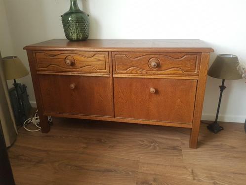 bruin kastje, Huis en Inrichting, Kasten | Ladekasten, Gebruikt, Minder dan 100 cm, 100 tot 150 cm, 25 tot 50 cm, Eikenhout, 1 of 2 laden