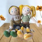 Vintage Happy Horse knuffel poppen jongen & meisje set 0509, -, NL, Overige typen, HappyHorse
