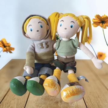 Vintage Happy Horse knuffel poppen jongen & meisje set 0509 beschikbaar voor biedingen