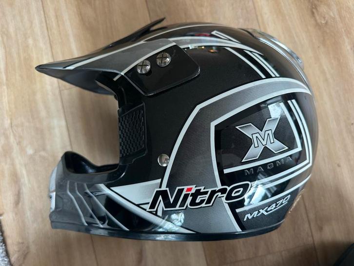 Nitro Helm motor, Motoren, Kleding | Motorhelmen, Overige merken, Tweedehands, Ophalen of Verzenden