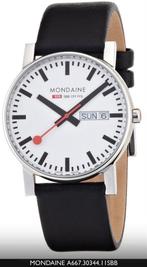 Mondaine A667.30344.11SBB Horloge - Zeer Goede Staat, Sieraden, Tassen en Uiterlijk, Horloges | Heren, Overige merken, Leer, Staal