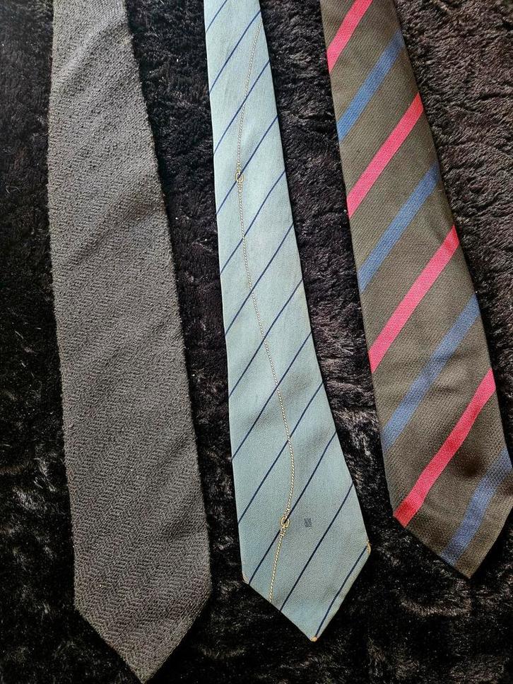 3  Designer Stopdassen , Armani, Ralph Lauren, Lanvin, Kleding | Heren, Stropdassen, Gedragen, Overige kleuren, Verzenden