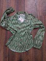 Prachtige groen/witte lichtglanzende blouse - Maat L - ANNA, Anna, Ophalen of Verzenden, Nieuw, Groen